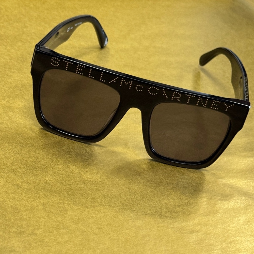 Stella McCartney Black Square Sunglasses kids